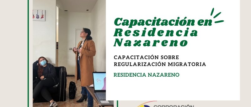 Capacitación en Residencia Nazareno - Corporación PRODEL