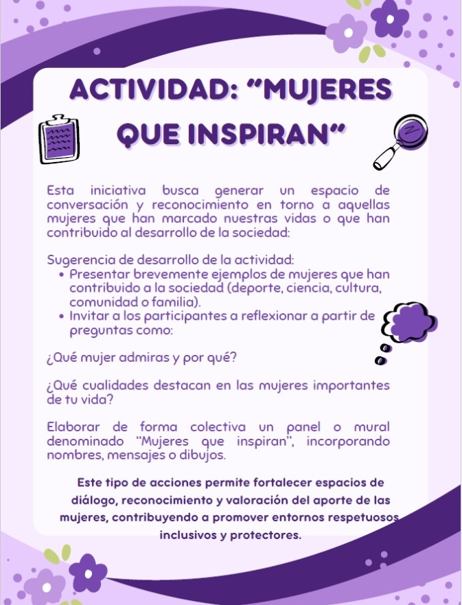 Mes de la Mujer