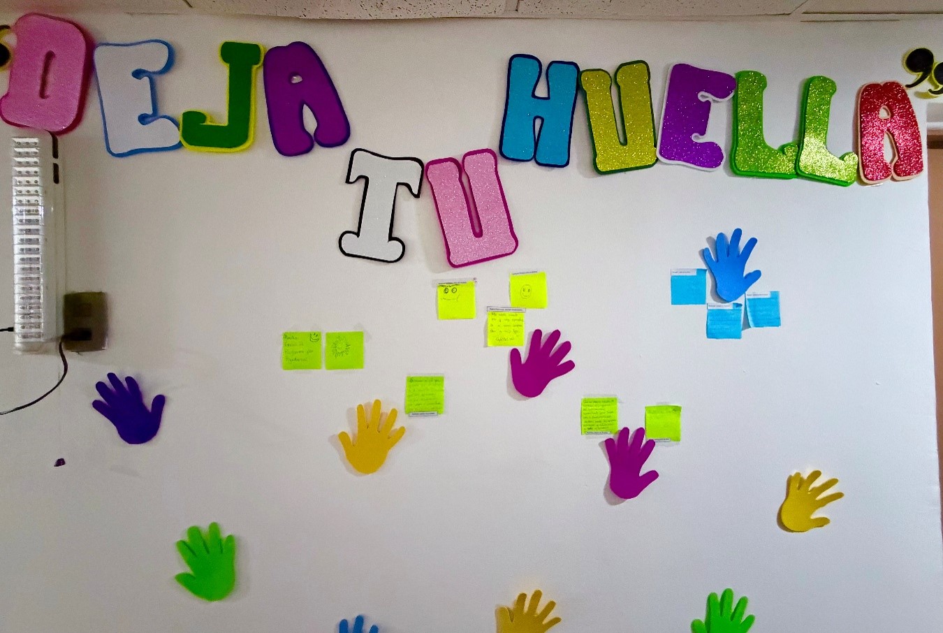 Mural participativo Deja tu Huella AFT PF YAM