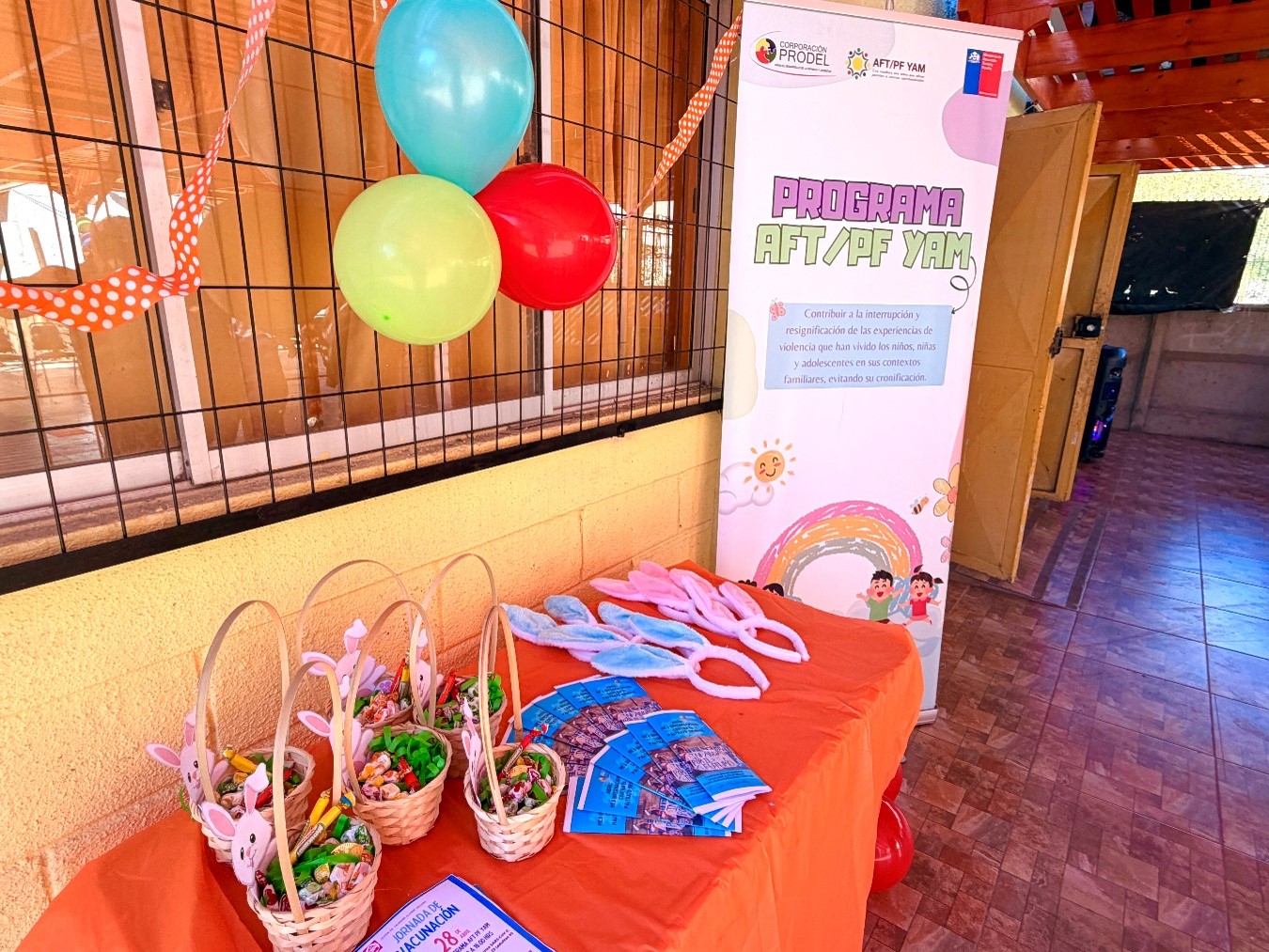 Espacio de difusión y preparación de la actividad comunitaria