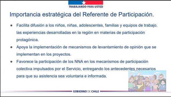 Registro de cierre y participación de representantes asistentes