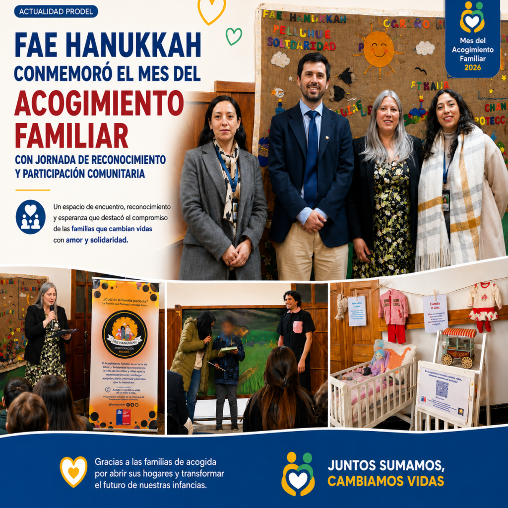 FAE Hanukkah Conmemoró el Mes del Acogimiento Familiar con jornada de Reconocimiento y Participación Comunitaria