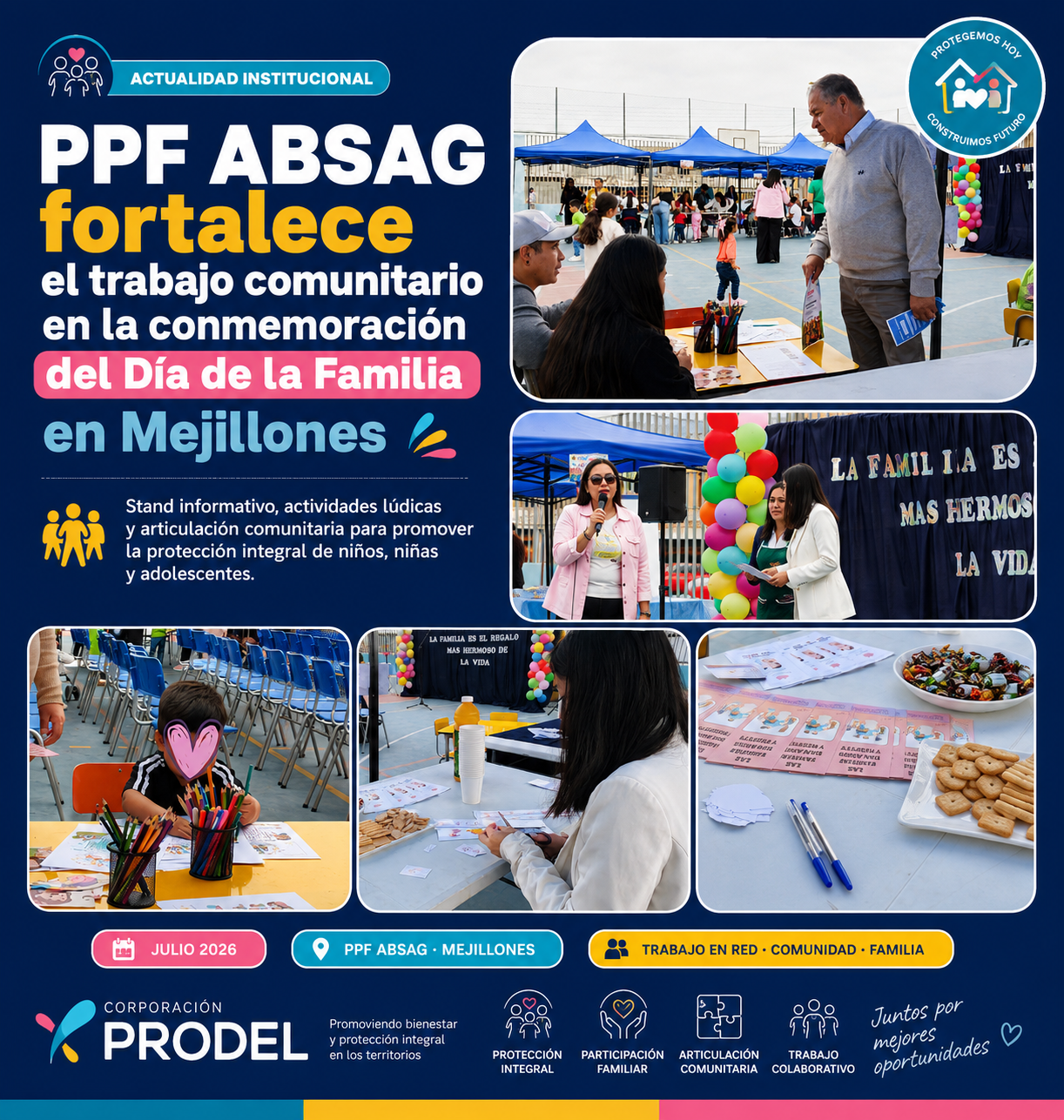 PPF ABSAG fortalece el trabajo comunitario en la conmemoración del Día de la Familia en Mejillones