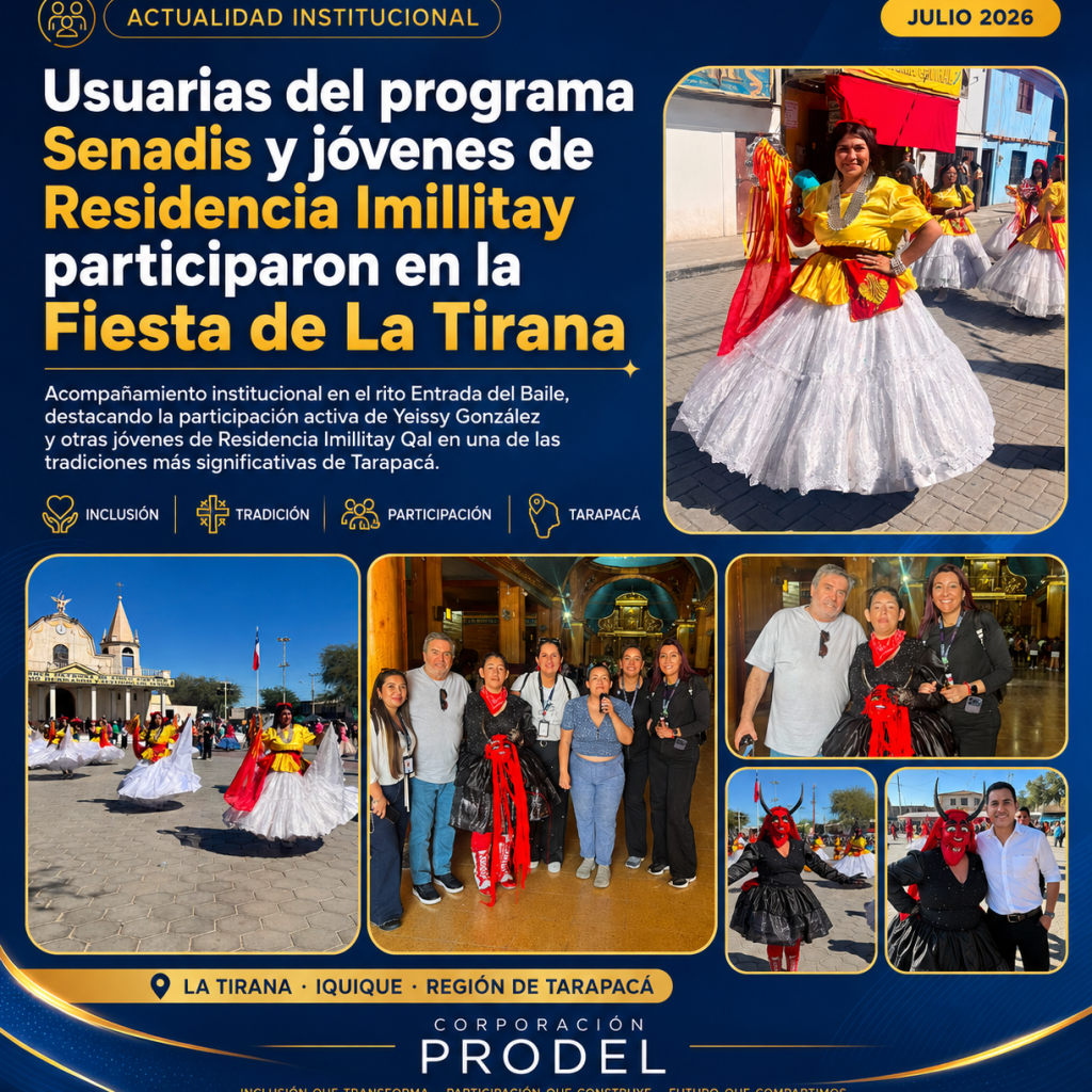 Participación de Usuarias del Programa Senadis en la Fiesta de La Tirana