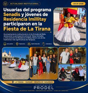 Participación de usuarias del programa Senadis en la Fiesta de La Tirana - Prodel - Portada