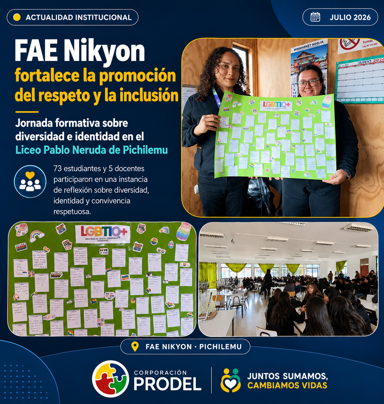 FAE Nikyon fortalece la promoción del respeto y la inclusión