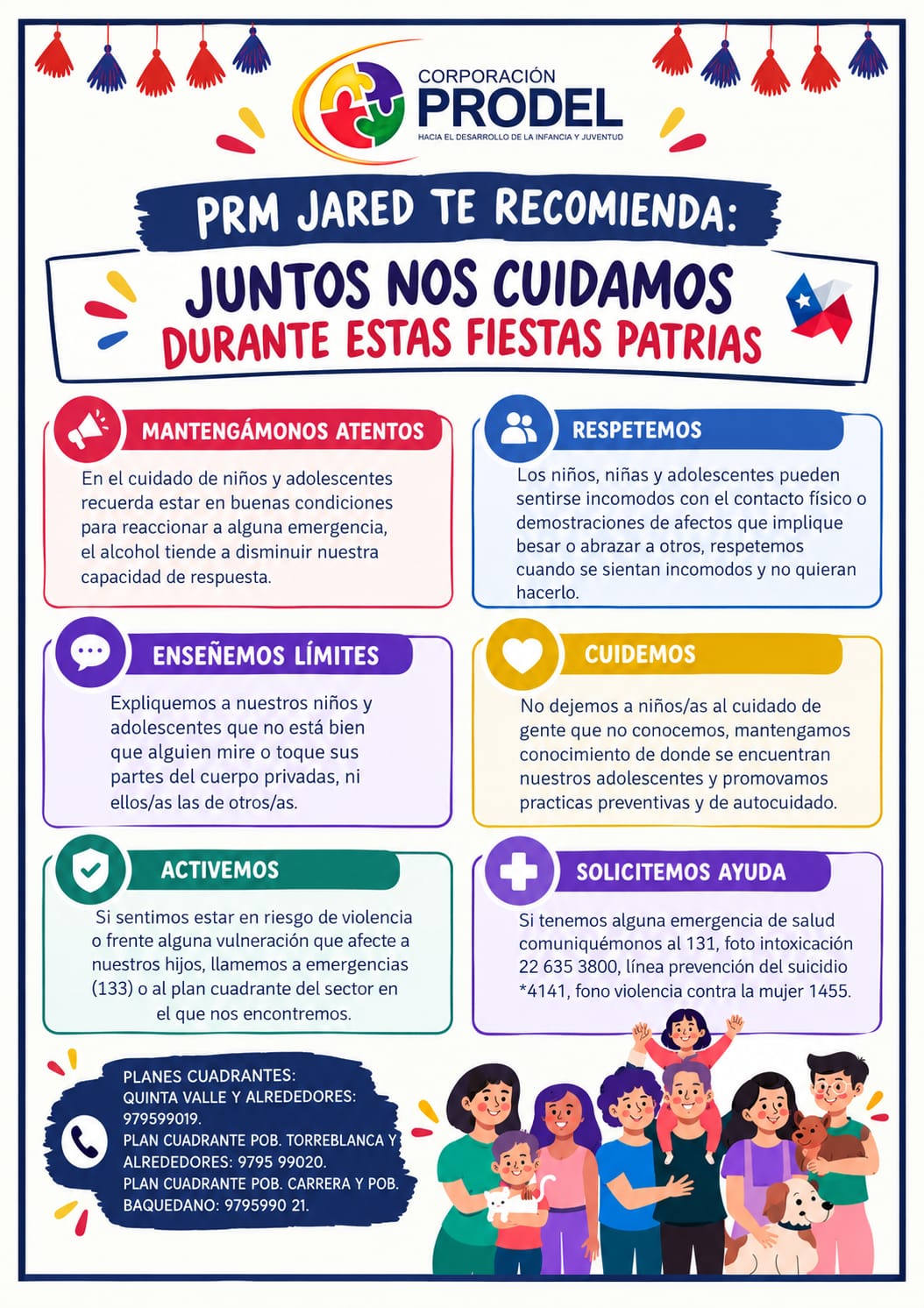 Material preventivo Fiestas Patrias PRODEL 2