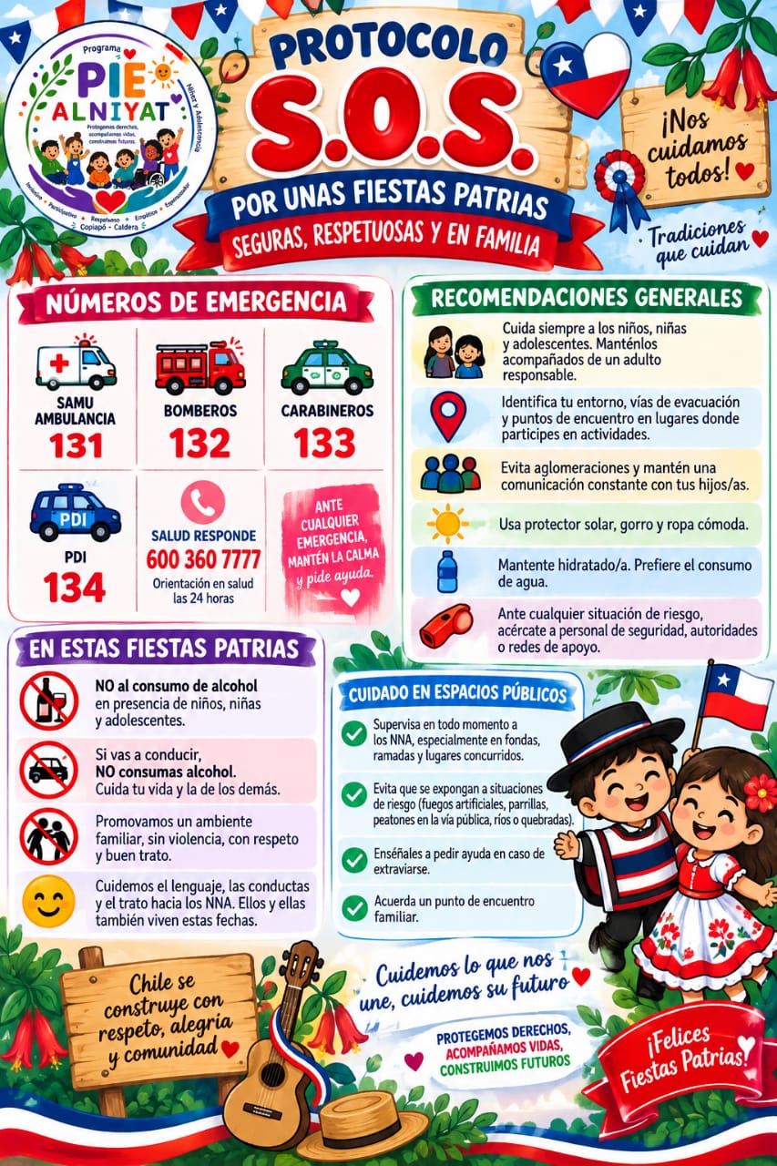 Material preventivo Fiestas Patrias PRODEL 4