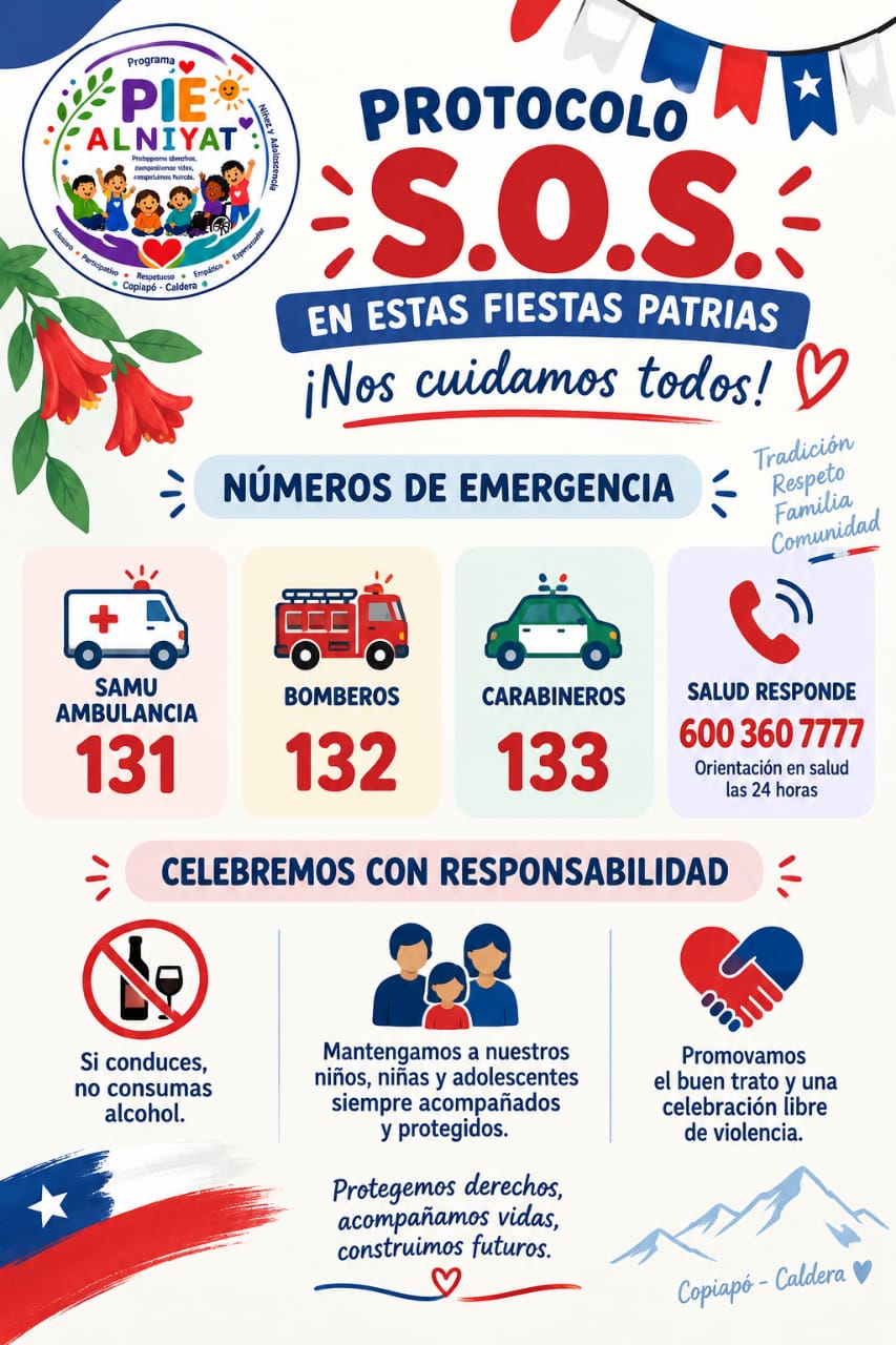 Material preventivo Fiestas Patrias PRODEL 5