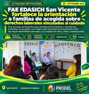 FAE EDASICH San Vicente fortalece la orientación a familias de acogida sobre derechos laborales vinculados al cuidado - Portada