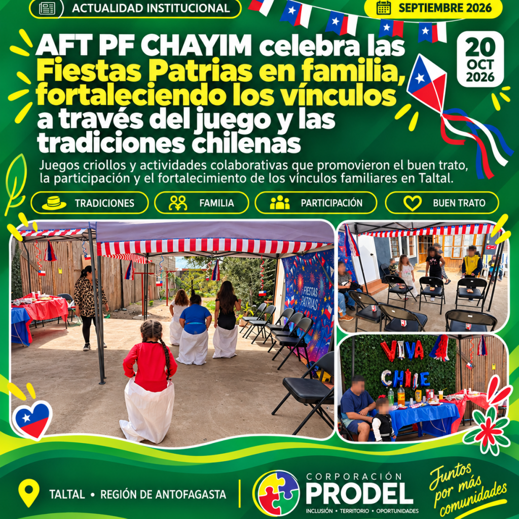 AFT PF CHAYIM Celebra las Fiestas Patrias en Familia, Fortaleciendo los Vínculos a Través del Juego y las Tradiciones Chilenas