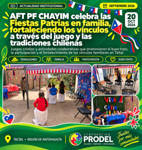 Fiestas Patrias en familia y comunidad